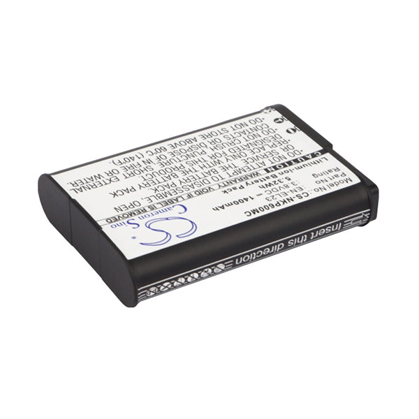 Cameron Sino Nkp600Mc Battery Replacement For Nikon Camera
