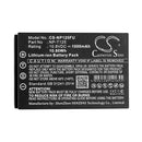 Cameron Sino Np125Fu Battery Replacement For Fujifilm Camera