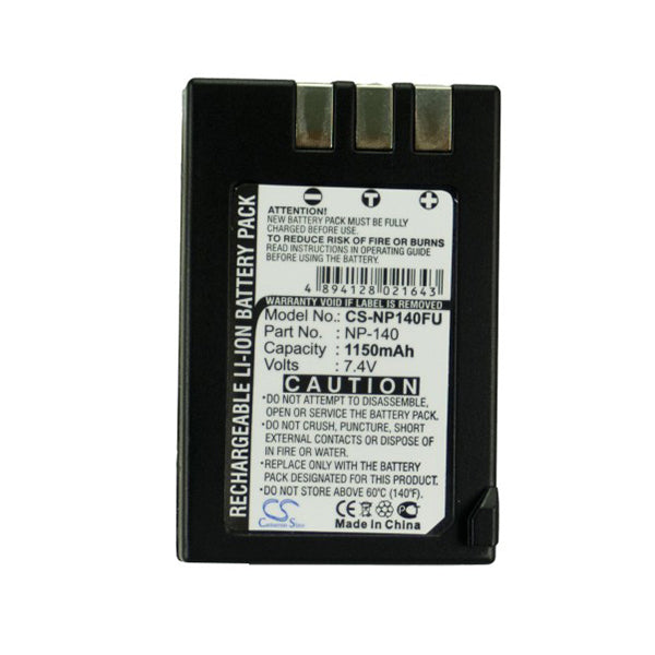 Cameron Sino Np140Fu Battery Replacement For Fujifilm Camera