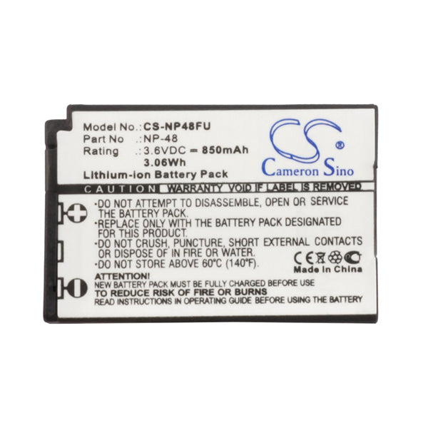 Cameron Sino Np48Fu Battery Replacement For Fujifilm Camera