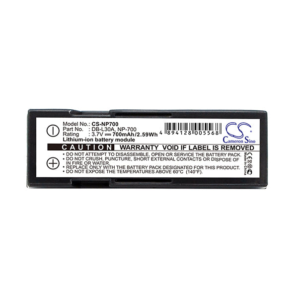 Cameron Sino Np700 Battery Replacement For Samsung Camera