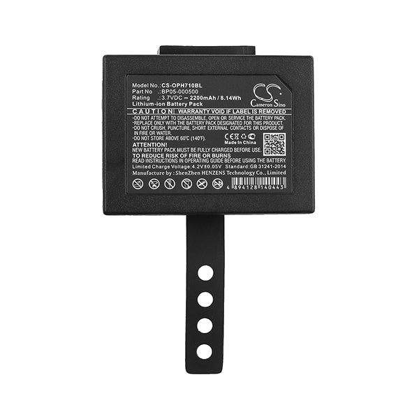 Cameron Sino Oph710Bl Battery Replacement For Opticon Barcode Scanner
