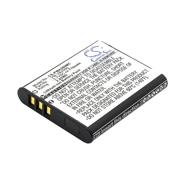 Cameron Sino Pwa200Mc Battery Replacement For Panasonic Camera