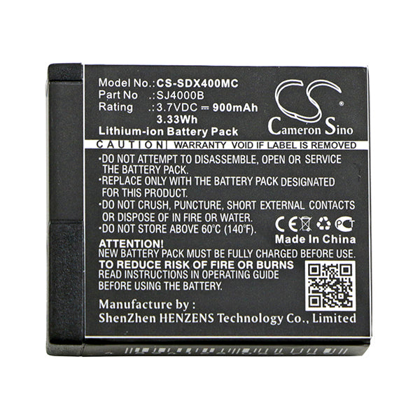 Cameron Sino Sdx400Mc Battery Replacement For Cybernetik Camera