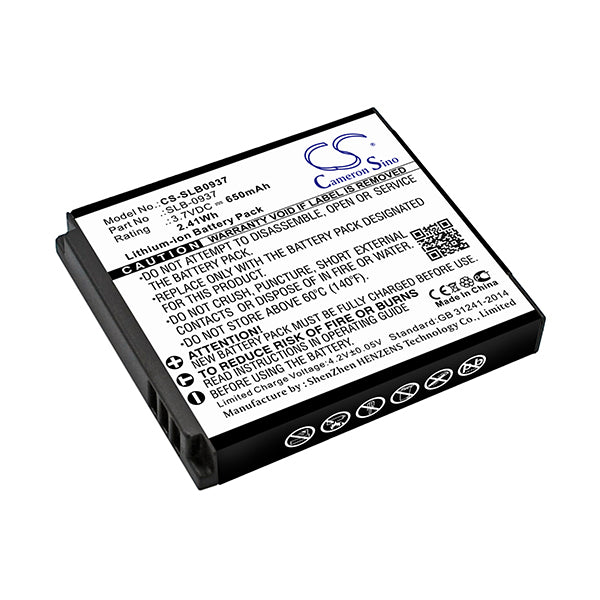 Cameron Sino Slb0937 Battery Replacement For Samsung Camera