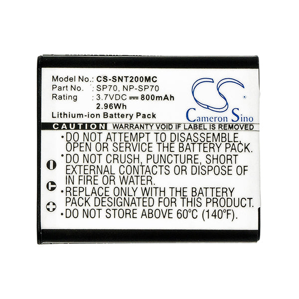 Cameron Sino Snt200Mc Battery Replacement For Sony Camera