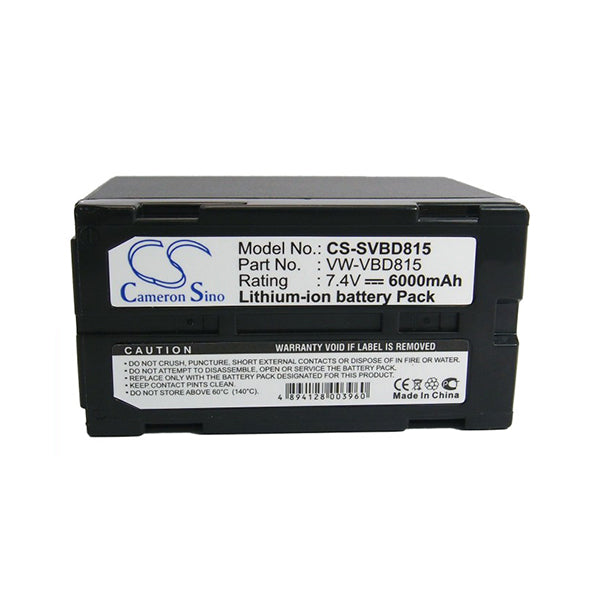 Cameron Sino Svbd815 Battery Replacement For Panasonic Camera