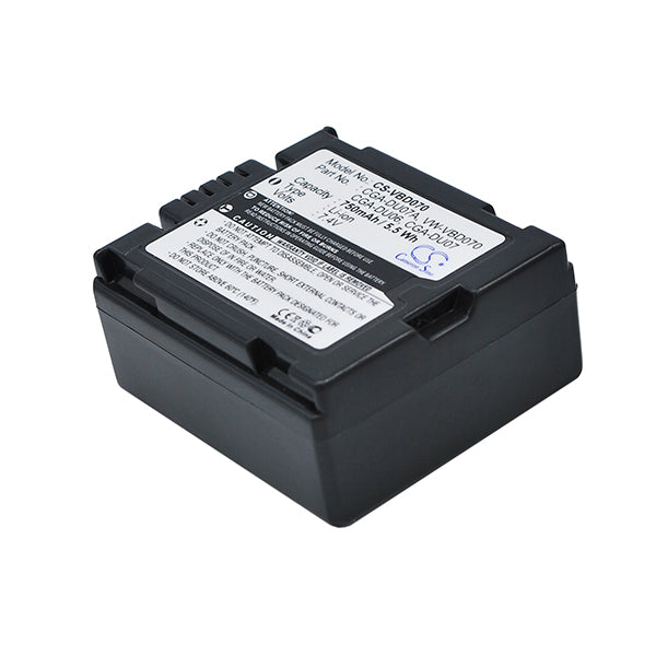 Cameron Sino Vbd070 Battery Replacement For Panasonic Camera