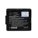 Cameron Sino Vbg070 Battery Replacement For Panasonic Camera