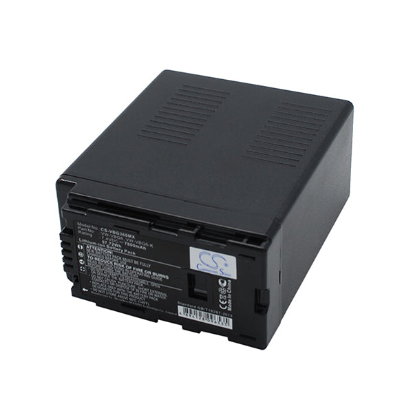 Cameron Sino Vbg360Mx Battery Replacement For Panasonic Camera