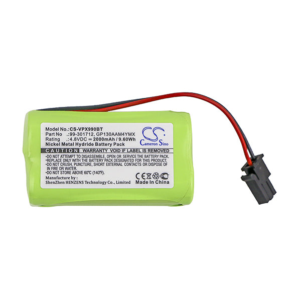 Cameron Sino Vpx990Bt Battery Replacement For Visonic Alarm System