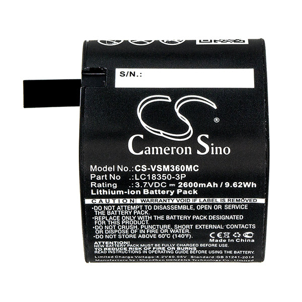 Cameron Sino Vsm360Mc Battery Replacement For Panoramic Camera