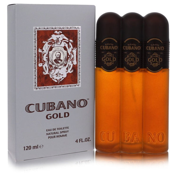 120 Ml Eau De Toilette Spray Cubano Gold Cologne For Men