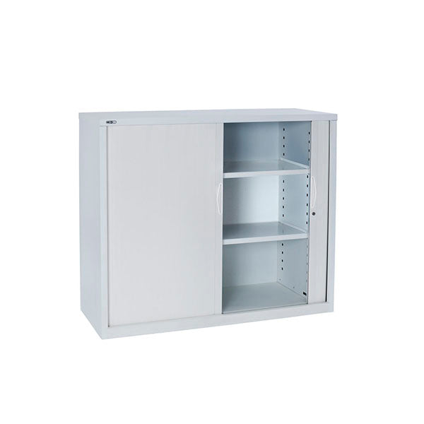 Move Tambour Door Unit 2 Shelves Included 1200 X 900 X 473Mm White