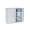 Move Tambour Door Unit 2 Shelves Included 1200 X 1200 X 473Mm White