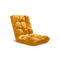 Soga Floor Recliner Folding Sofa Futon Couch Chair Cushion Apricot