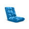 Soga Floor Recliner Folding Sofa Futon Couch Chair Cushion Blue