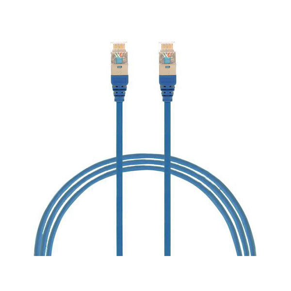 3M Cat 6A Rj45 S Ftp Thin Lszh 30 Awg Pack Of 10 Network Cable Blue