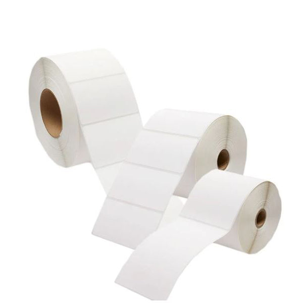 6 Rolls Calibor Direct Thermal Permanent Adhesive 1 Label Across 25Mm