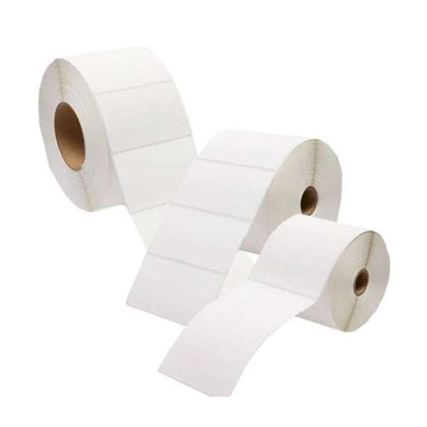 6 Rolls Calibor Label Plain Perm 76X48 1Ac 1000 R 25Mm