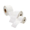 6 Rolls Calibor White Direct Thermal Permanent Adhesive 40Mm X 28Mm