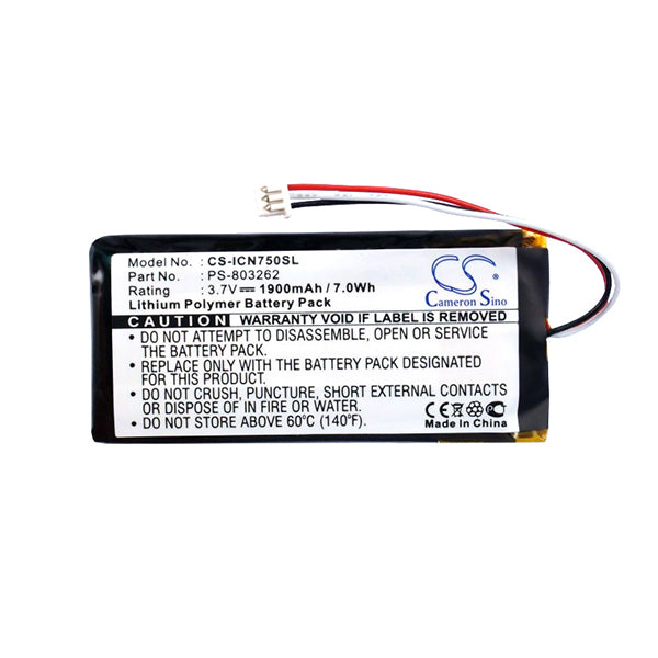 Cameron Sino Icn750Sl 1900Mah Battery For Gps Navigator