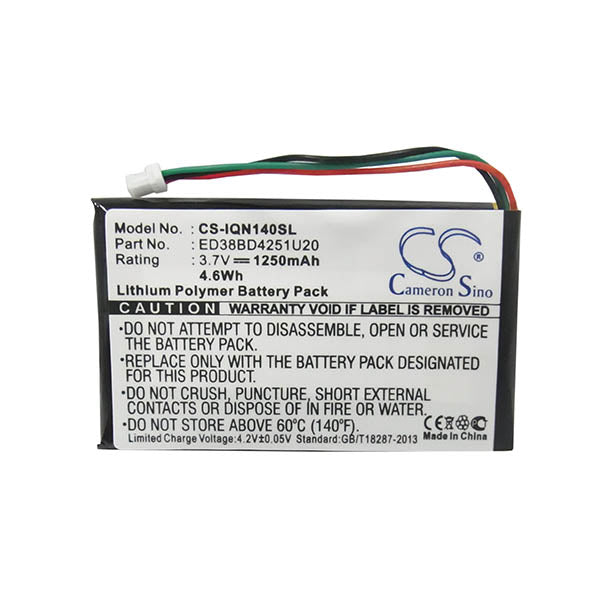 Cameron Sino Iqn140Sl 1250Mah Battery For Gps Navigator