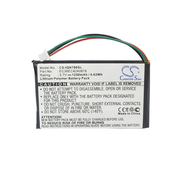 Cameron Sino Iqn780Sl 1250Mah Battery For Gps Navigator