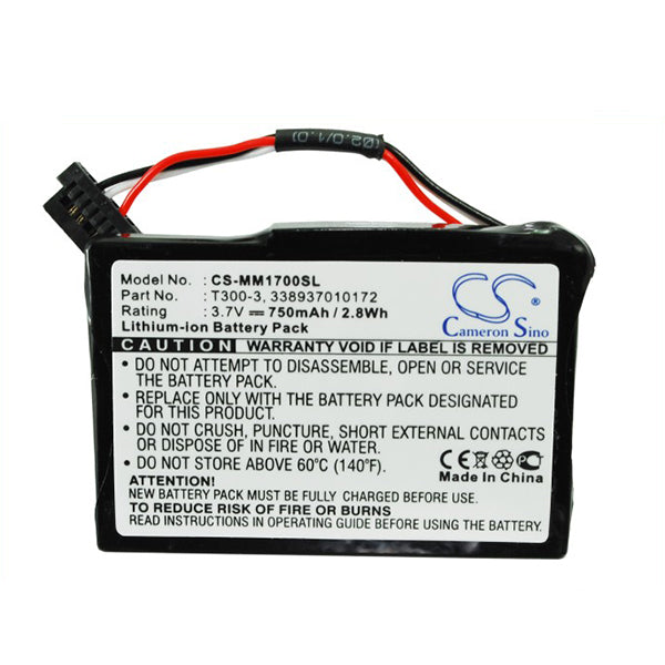 Cameron Sino Mm1700Sl 750Mah Battery For Gps Navigator