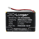 Cameron Sino Sgx800Sl 850Mah Battery For Gps Navigator