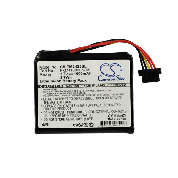 Cameron Sino Tm2435Sl 1000Mah Battery For Gps Navigator