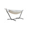 Camping Hammock With Stand Cotton Rope Lounge Outdoor Swing Bed