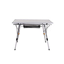 Camping Table Roll Up Folding Portable Aluminium Outdoor Bbq Desk Picnic