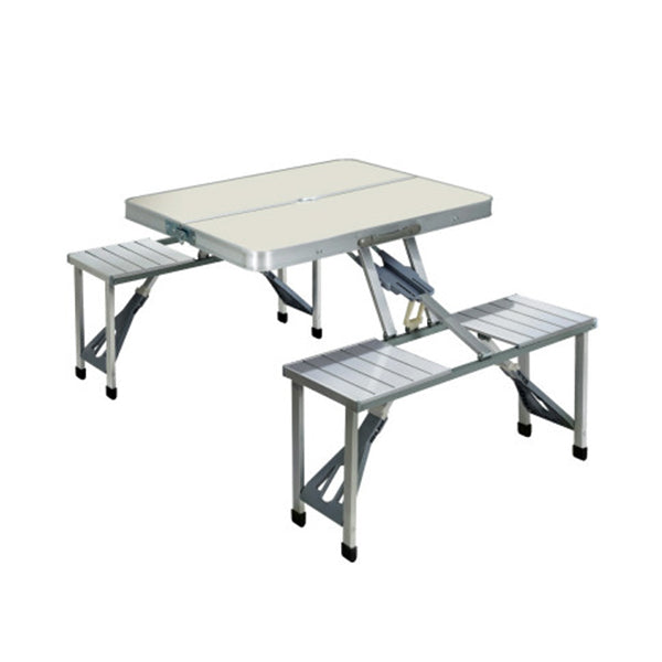 Camping Table With Chairs Folding Outdoor Picnic Beach Bbq 85Cm