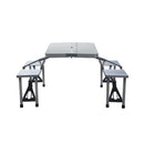 Camping Table With Chairs Folding Outdoor Picnic Beach Bbq 85Cm