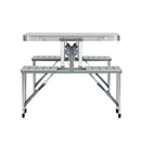 Camping Table With Chairs Folding Outdoor Picnic Beach Bbq 85Cm