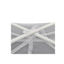 Camping Tent 200 X 120 X 130 Cm Fiberglass White