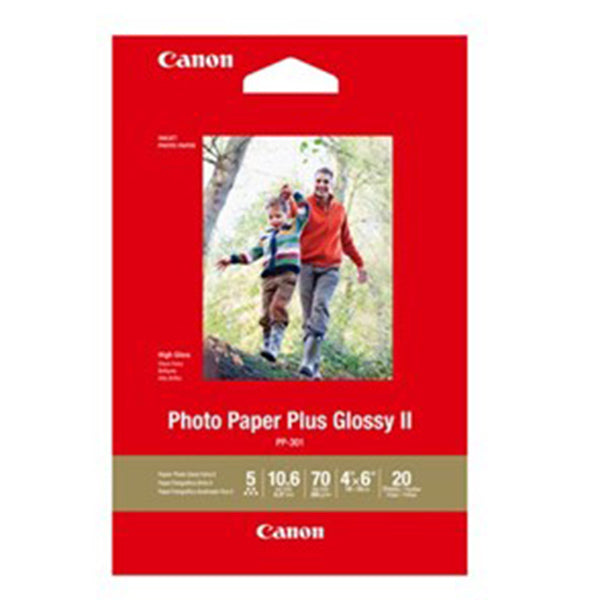 Canon 4X6 20 Shts 260 Gsm Photo Paper Plus Glossy Ii