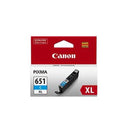 Canon Cli651Xlc Cyan Extra Large Ink Tank
