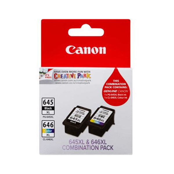 Canon Pg645Xlcl646Cpxl 1 x Black Pg645Xl And 1 x Cl646Xl Cartridge