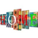 Canvas Wall Print Set - Colourful Home Design