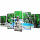 Canvas Wall Print Set (200x100cm) - Buddha