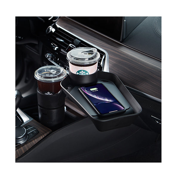 Car Cup Holder Extension With Wireless Charger 10W