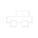 Car Shaped Wall Shelf White 82 X 15 X 51 Cm Chipboard