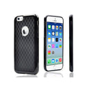 Carbon Fiber Back Cover For Apple Iphone 6 Black