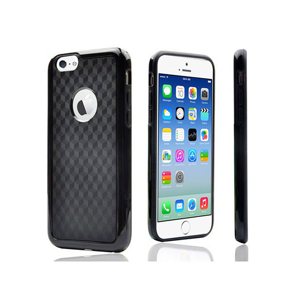 Carbon Fiber Back Cover For Apple Iphone 6 Black