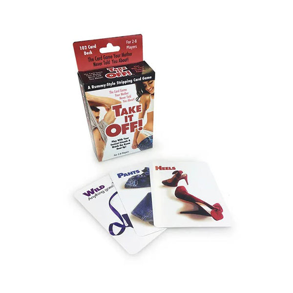 Take It Off Adult Party Card Game