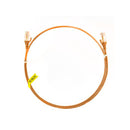 Pack Of 10 Cat 6 Ultra Thin Lszh Orange Ethernet Network Cable