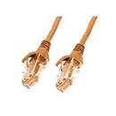 Pack Of 10 Cat 6 Ultra Thin Lszh Orange Ethernet Network Cable