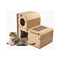 Cat Cardboard House Tree Scratcher Pet Post Pad Mat Tower Condo